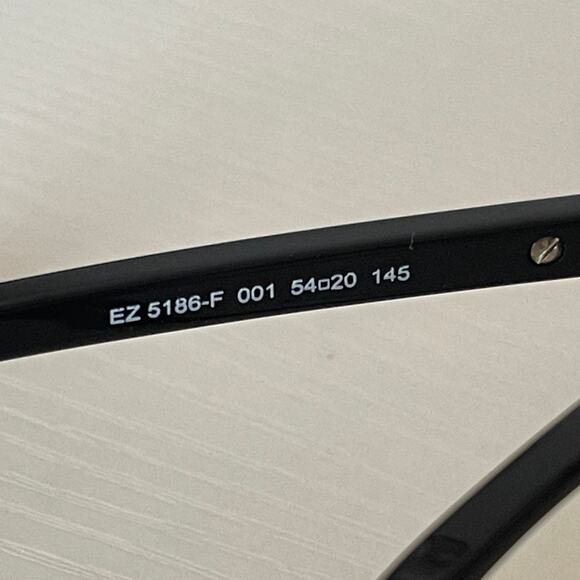 ERMENEGILDO ZEGNA EZ5186-F 001 Black Plastic Eyeglasses Frame - Picture 8 of 9